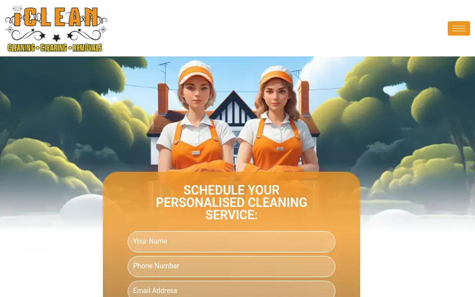 Screenshot of iclean.london