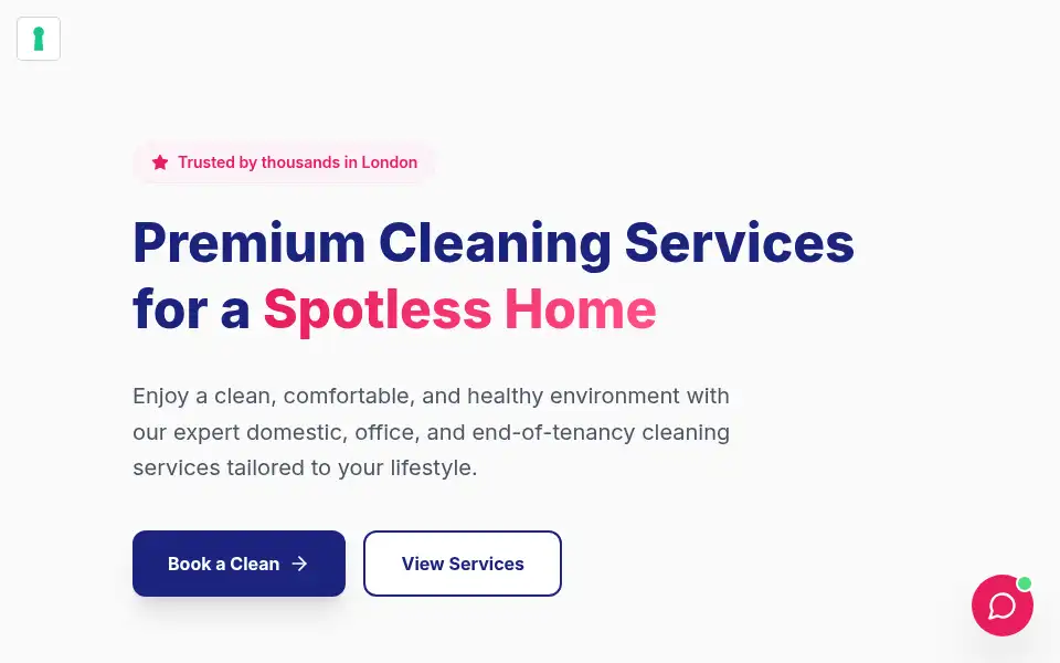 Screenshot of iclean4u-ltd.co.uk