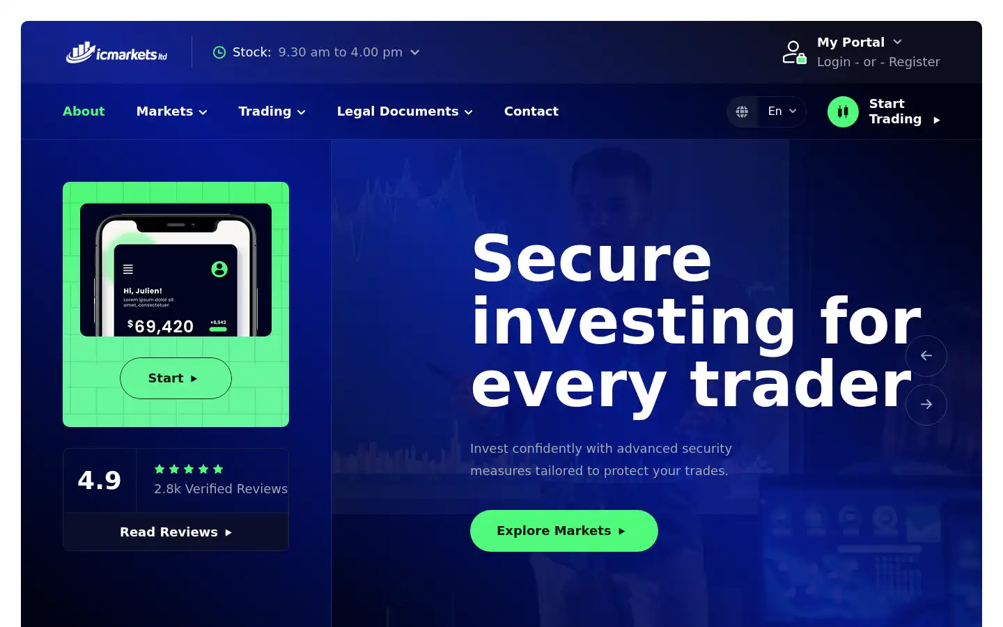 Screenshot of icmarket-ltd.com