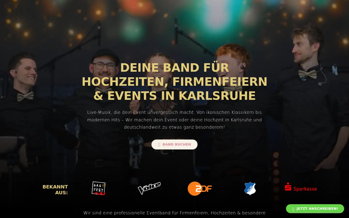 Screenshot of iconicsband.de