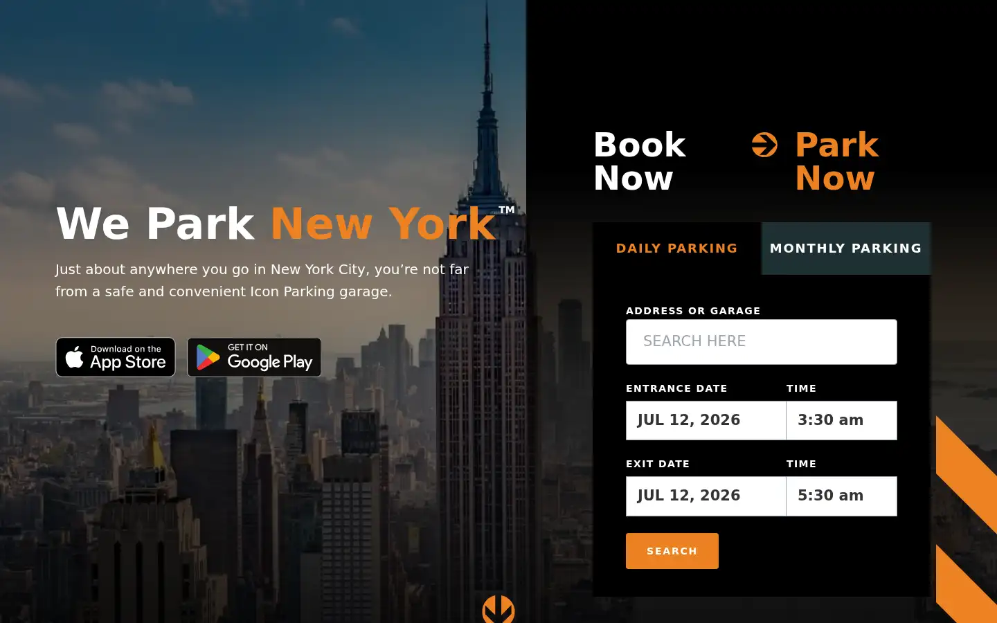 Screenshot of iconparkingsystems.com
