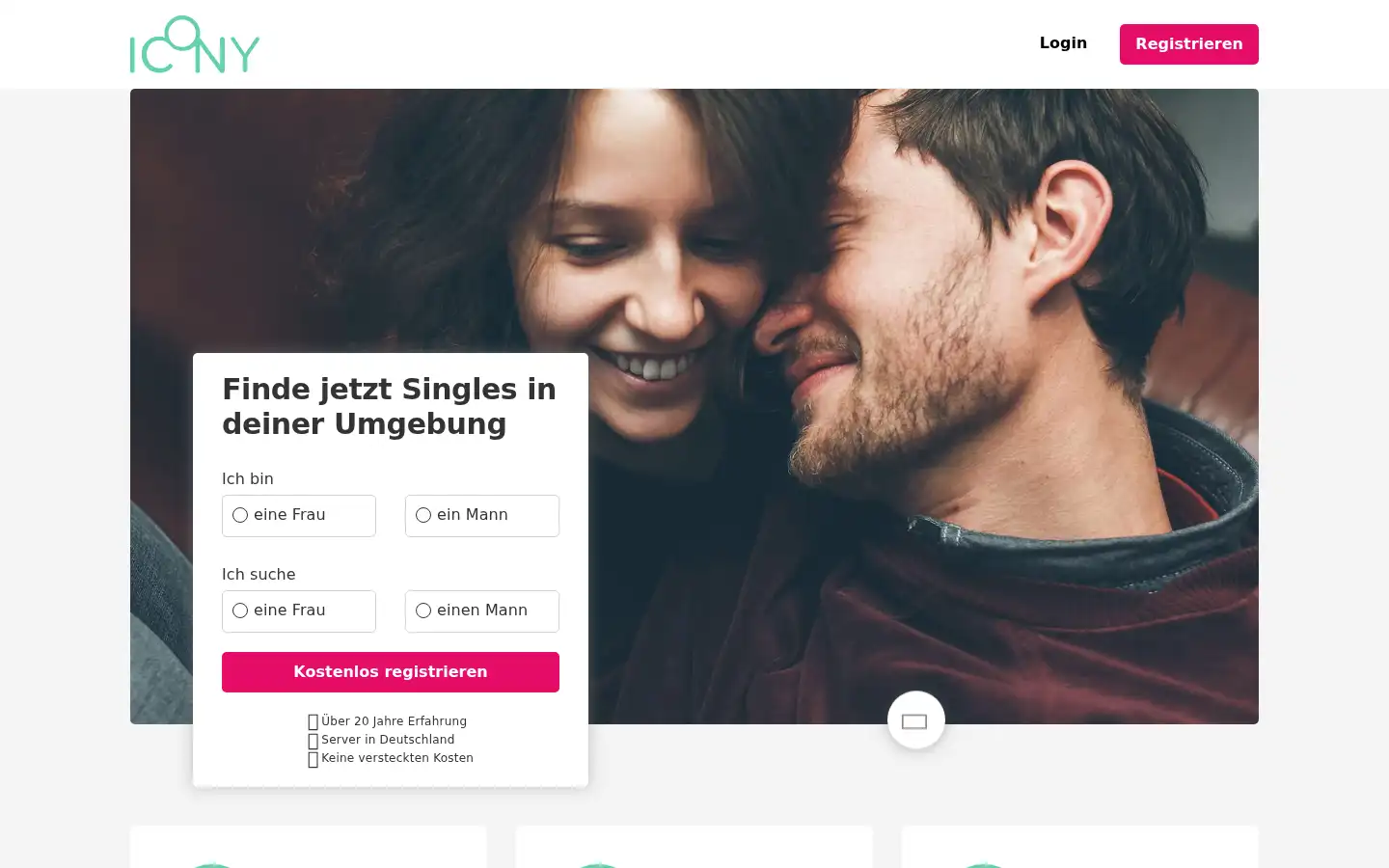 Screenshot of icony.de