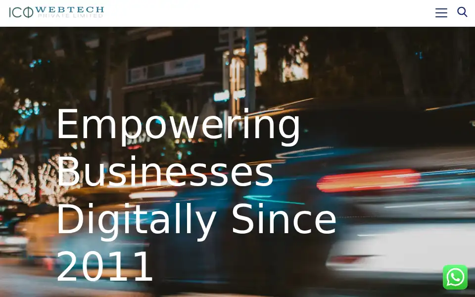 Screenshot of icowebsolutions.com