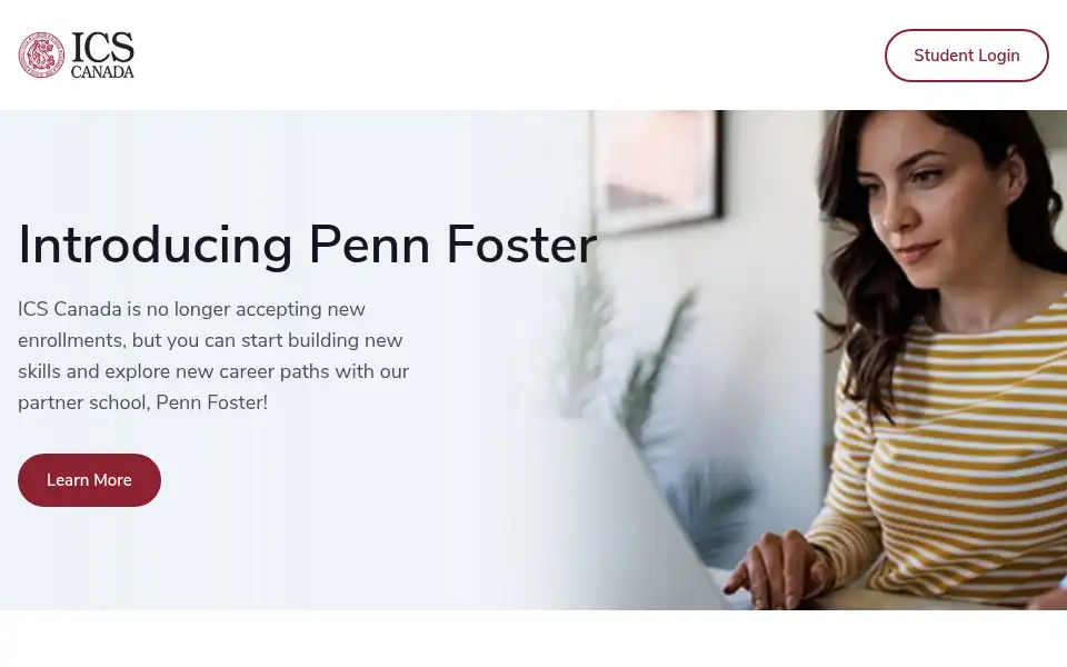 Screenshot of icslearn.ca