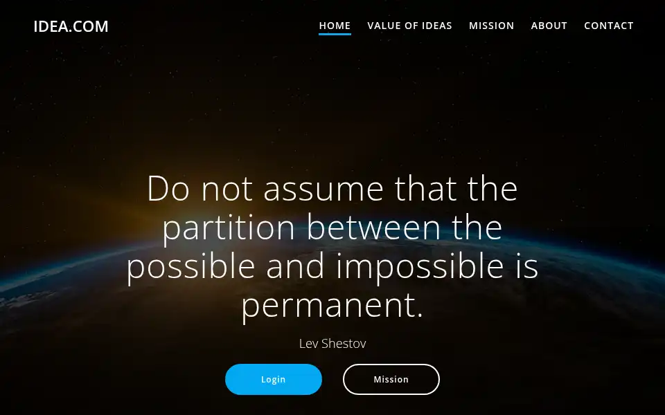 Screenshot of idea.com
