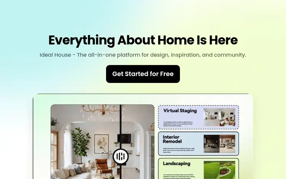 Screenshot of ideal.house