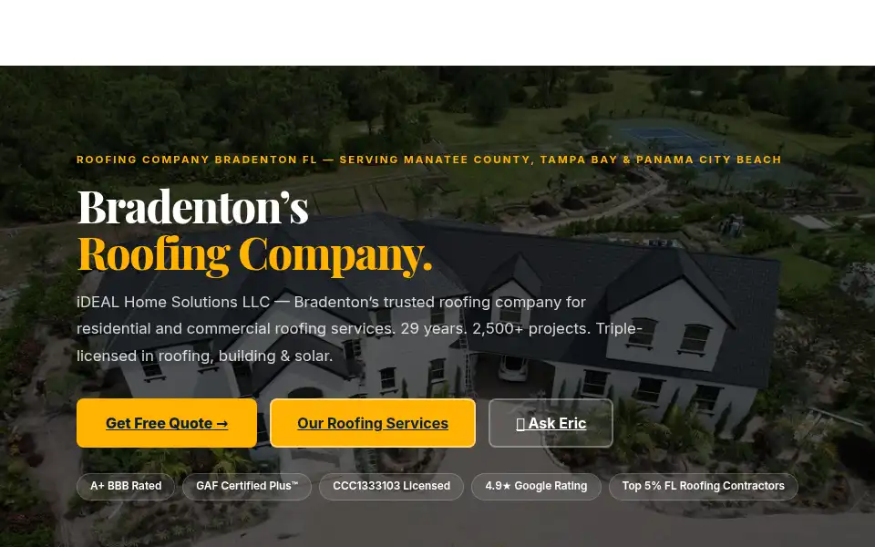Screenshot of ideal-hs.com