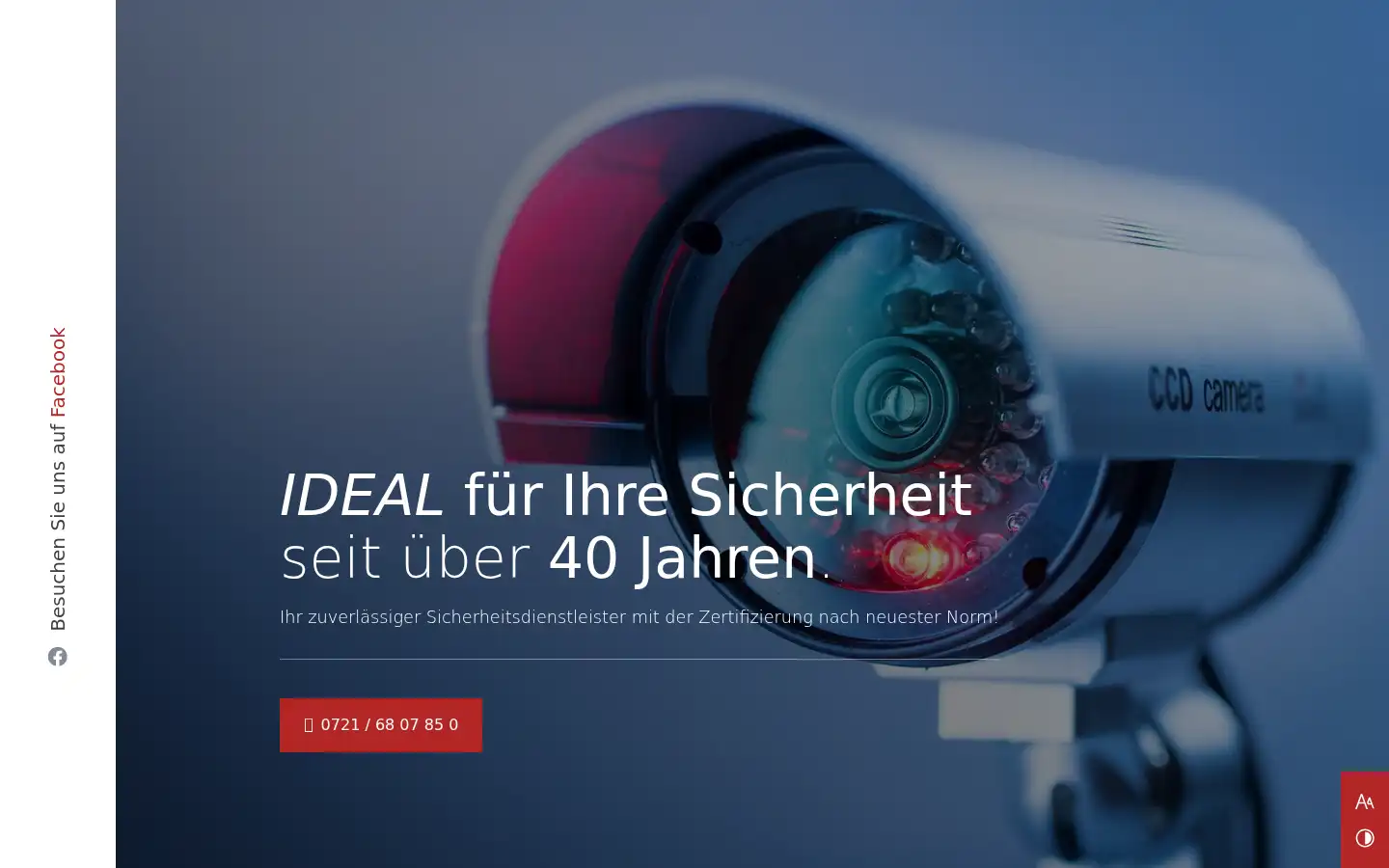 Screenshot of ideal-sicherheit.de