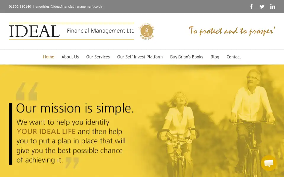 Screenshot of idealfinancialmanagement.co.uk