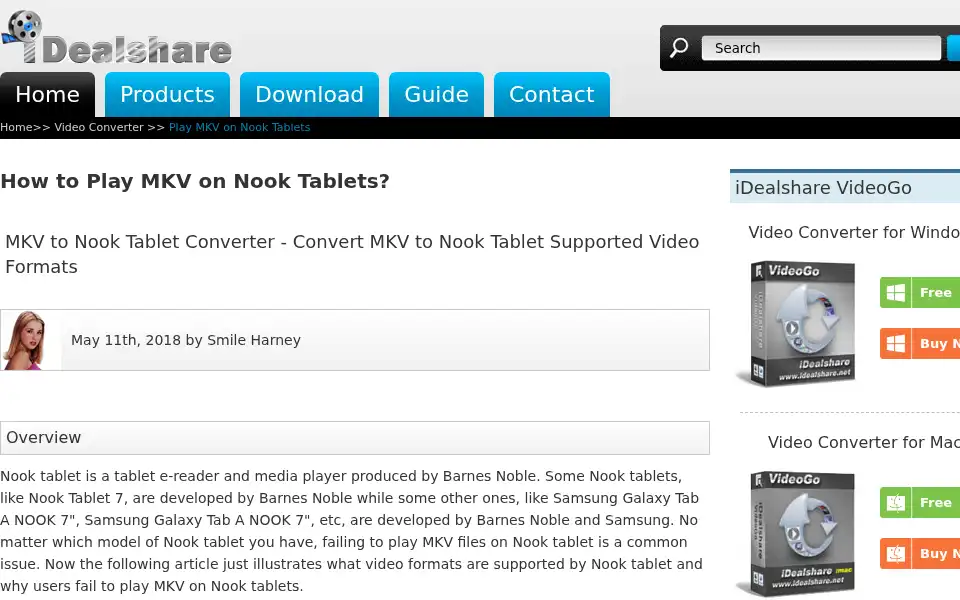 Screenshot of idealshare.net