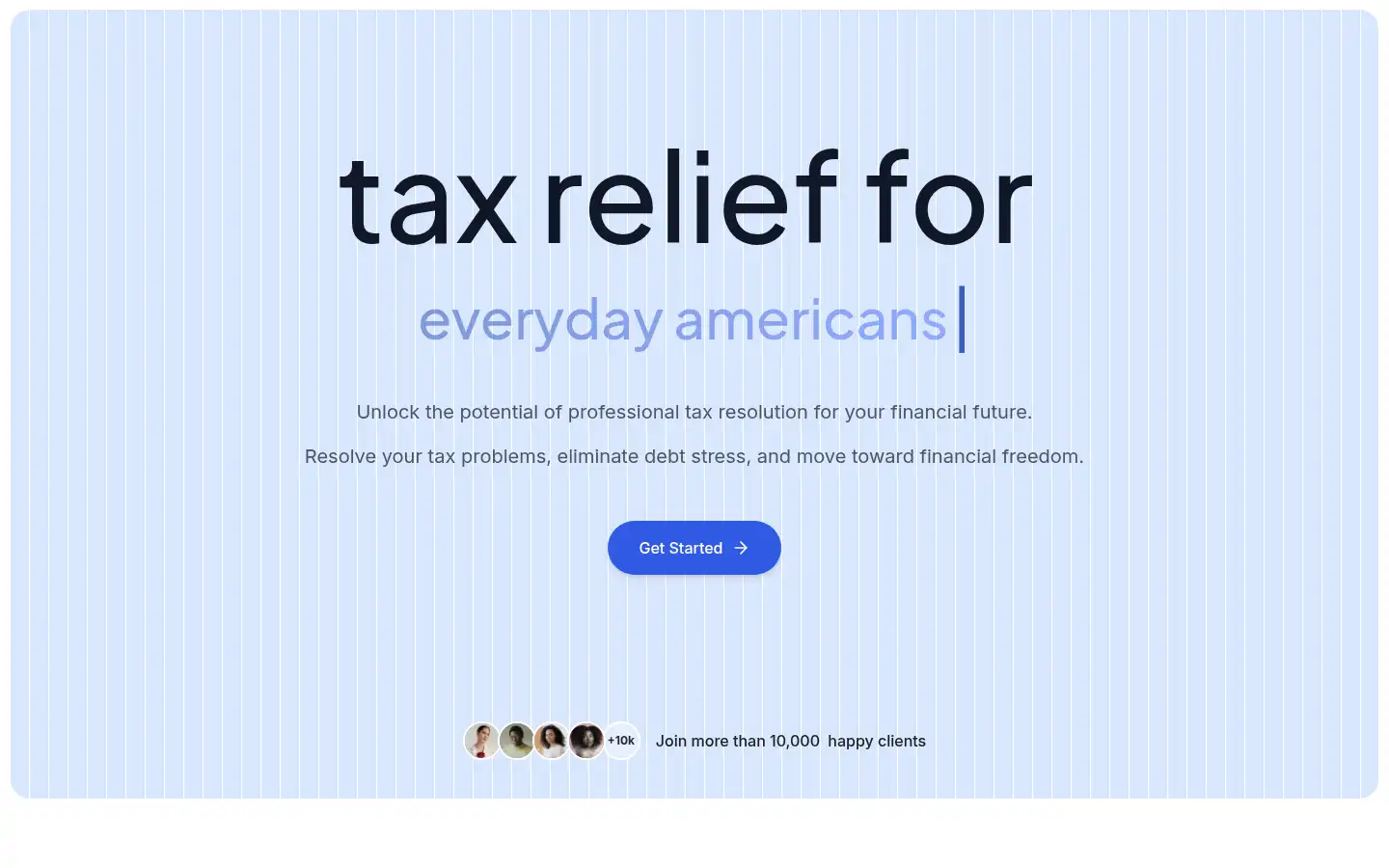 Screenshot of idealtax.com