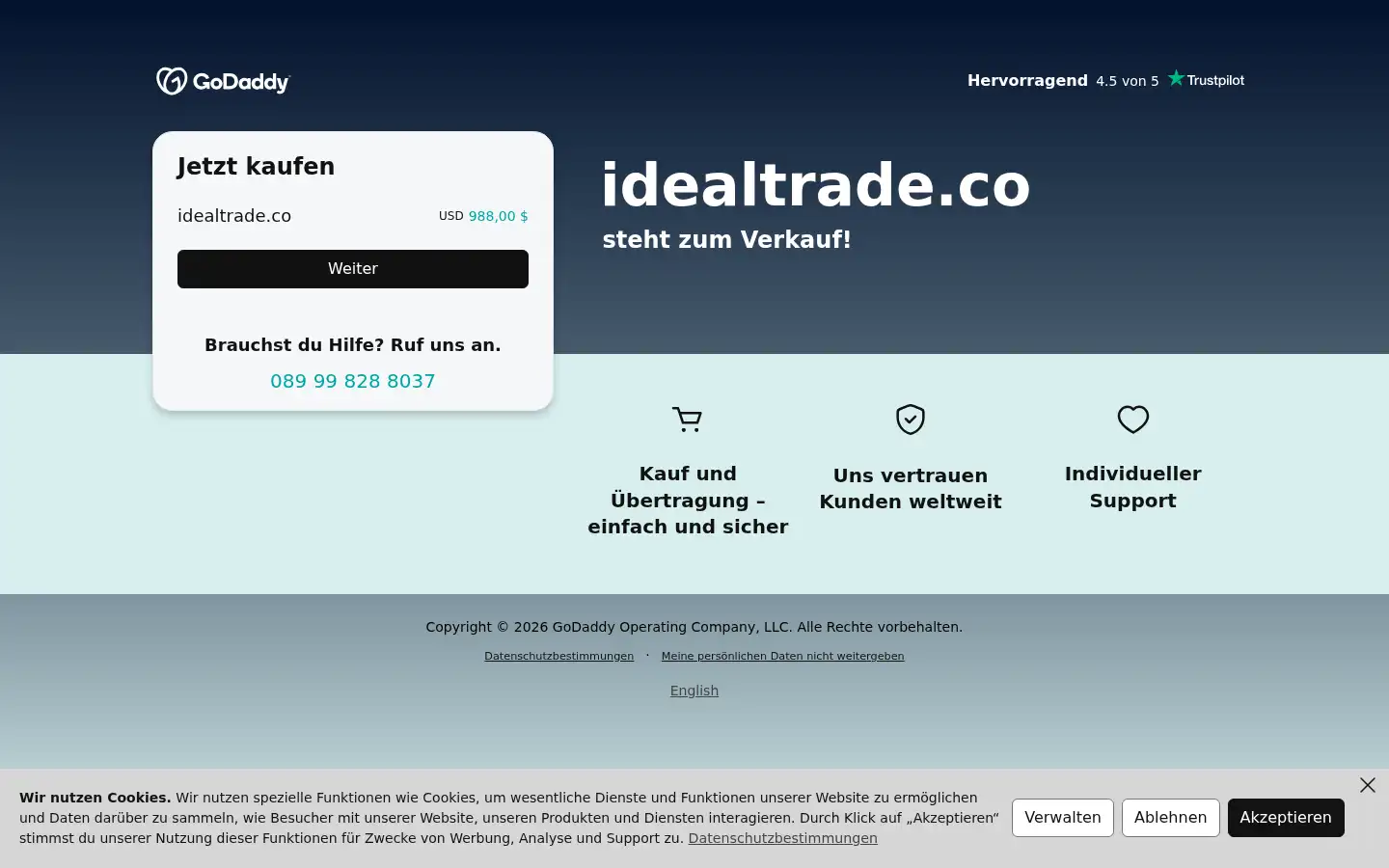 Screenshot of idealtrade.co