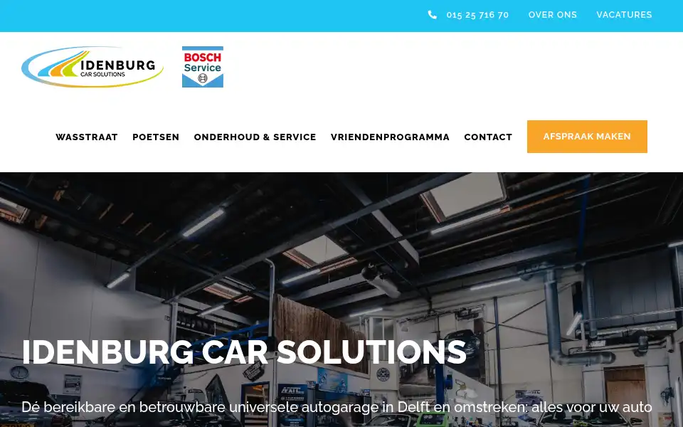 Screenshot of idenburgcarsolutions.nl