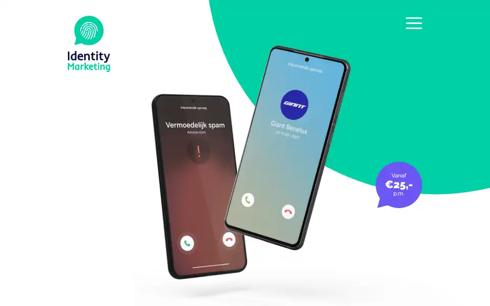 Screenshot of identity-marketing.nl