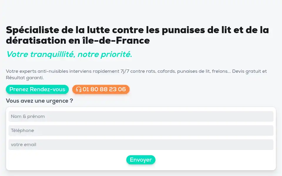 Screenshot of idf-nuisibles.com