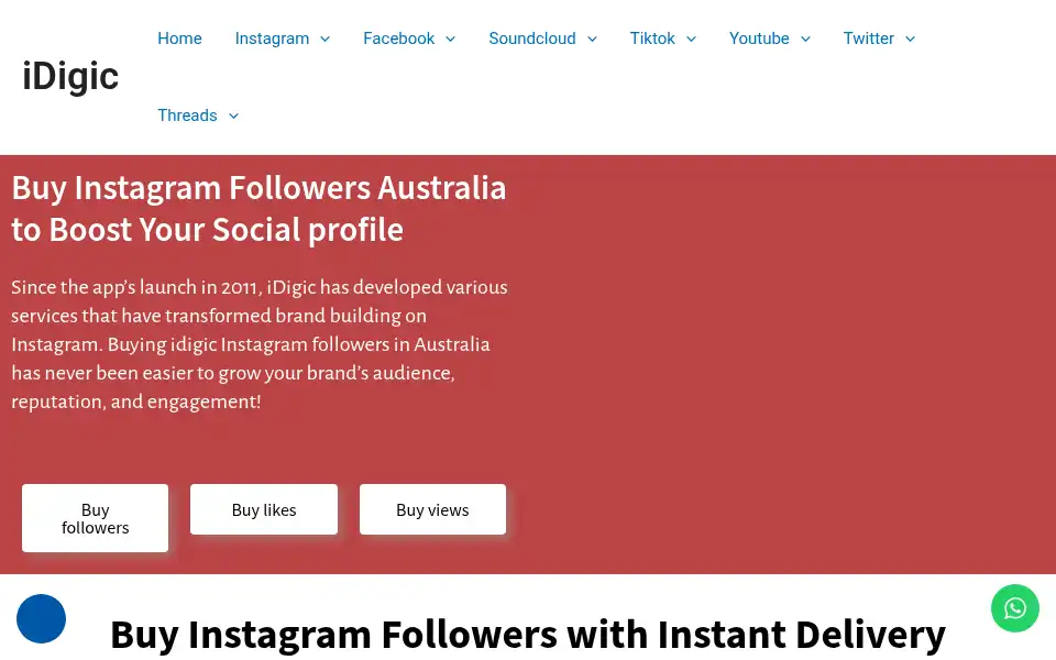 Screenshot of idigic.com.au