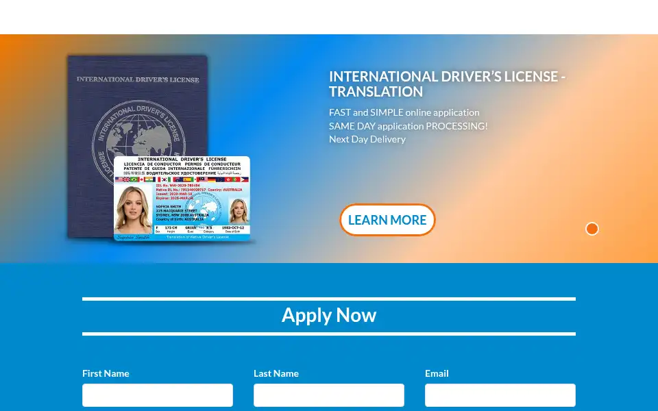 Screenshot of idlorder.com