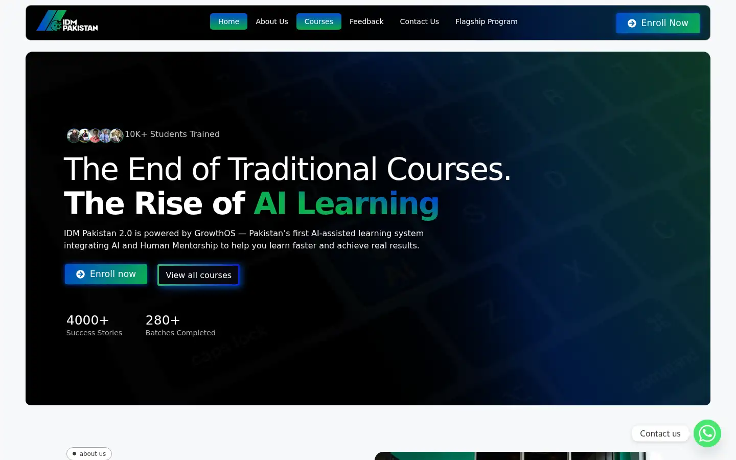 Screenshot of idmpakistan.pk