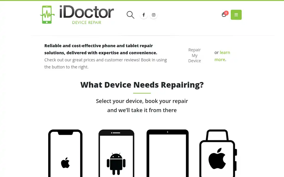 Screenshot of idoctoruk.com