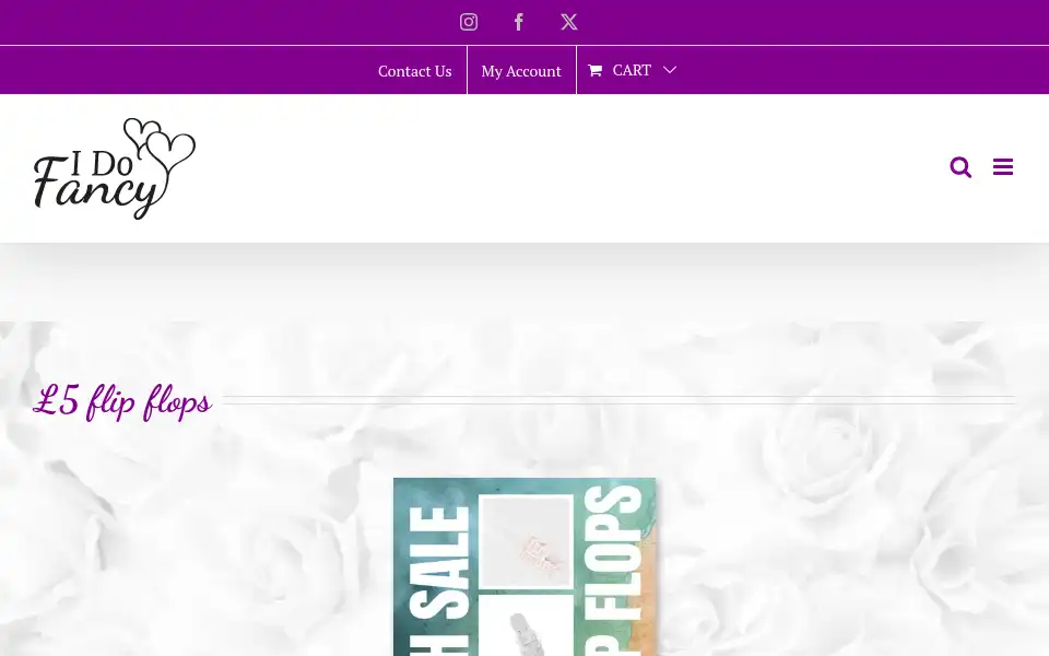 Screenshot of idofancy.com