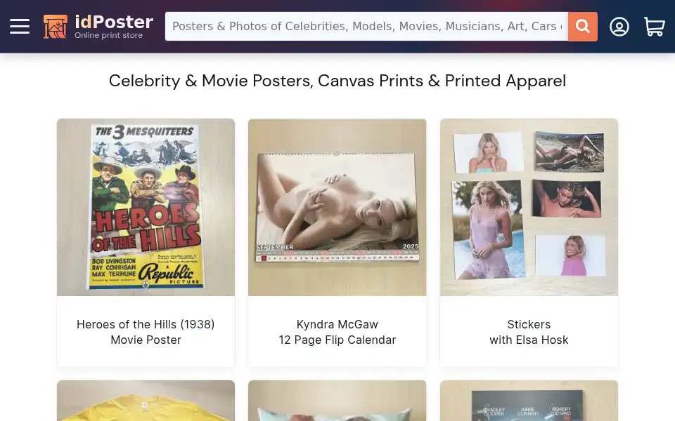 Screenshot of idposter.com