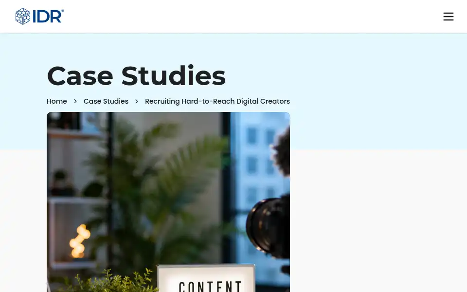 Screenshot of idr.co