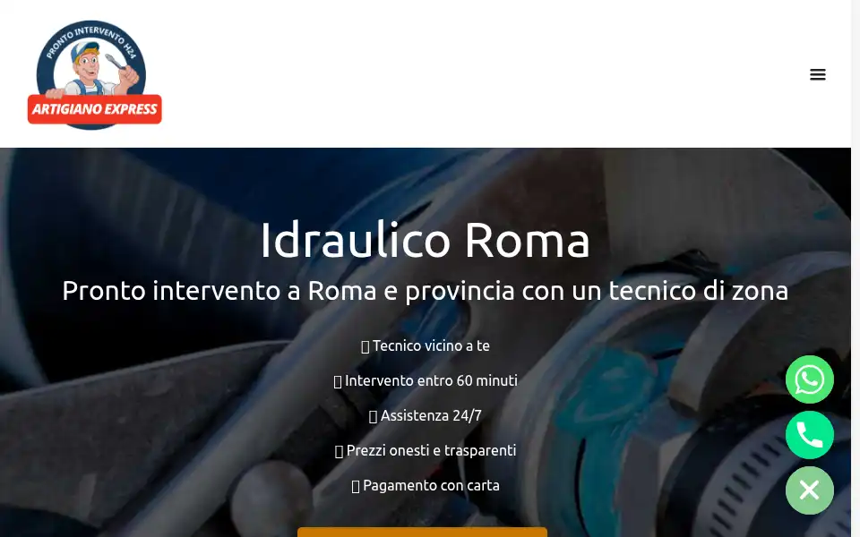 Screenshot of idraulico-roma.me