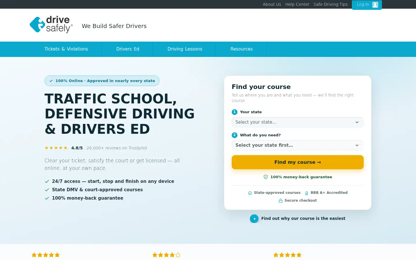Screenshot of idrivesafely.com