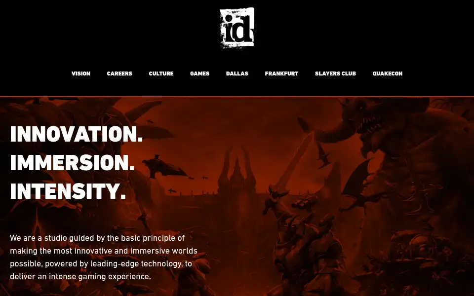 Screenshot of idsoftware.com