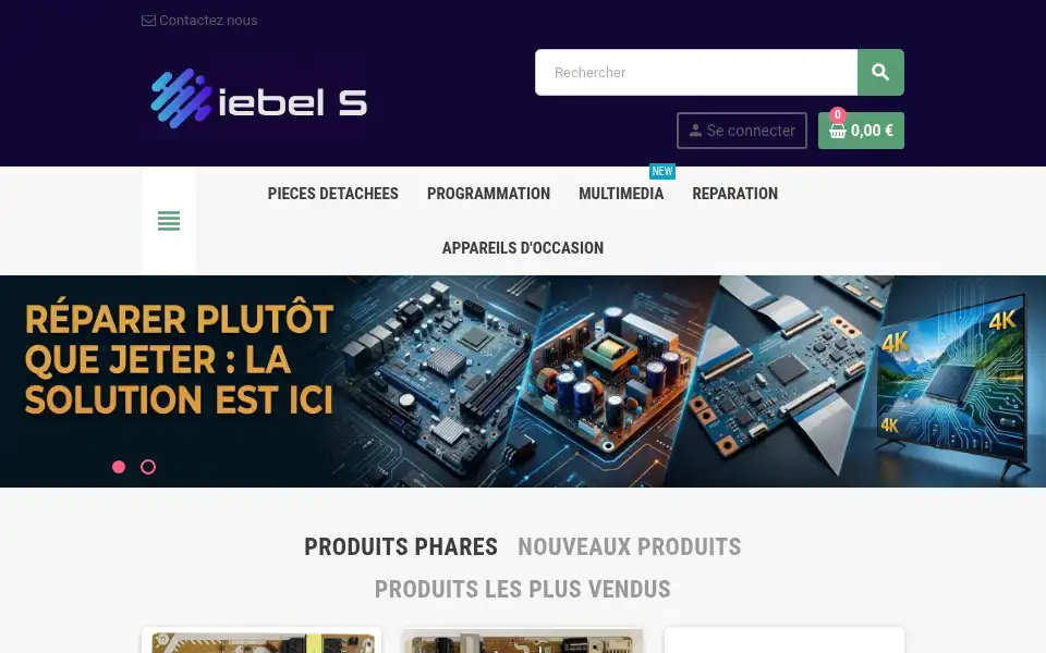 Screenshot of iebelservices.fr