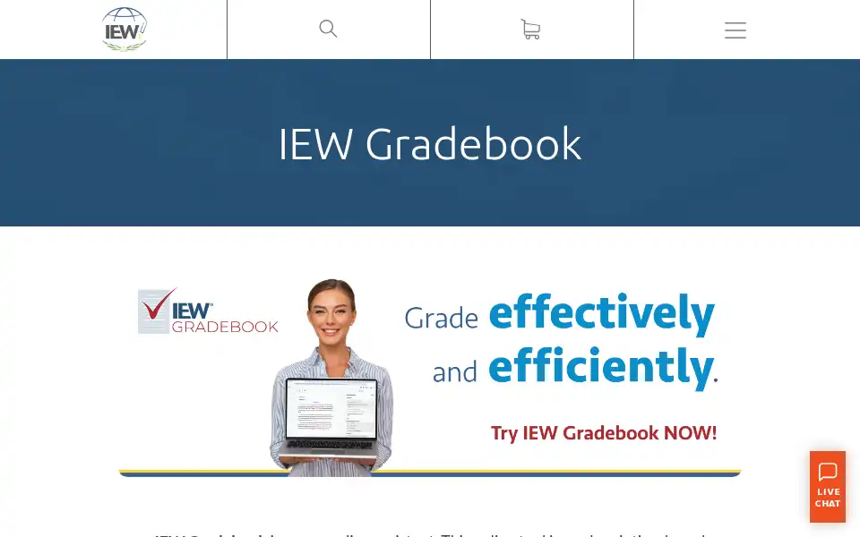 Screenshot of iew.com
