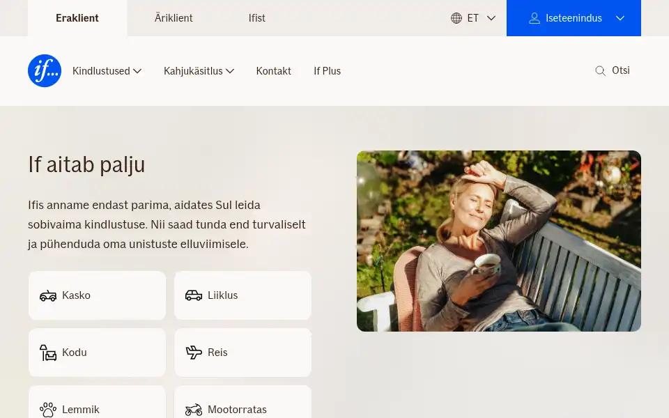 Screenshot of if.ee