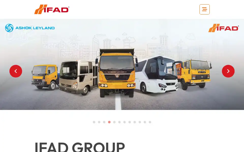 Screenshot of ifadgroup.com