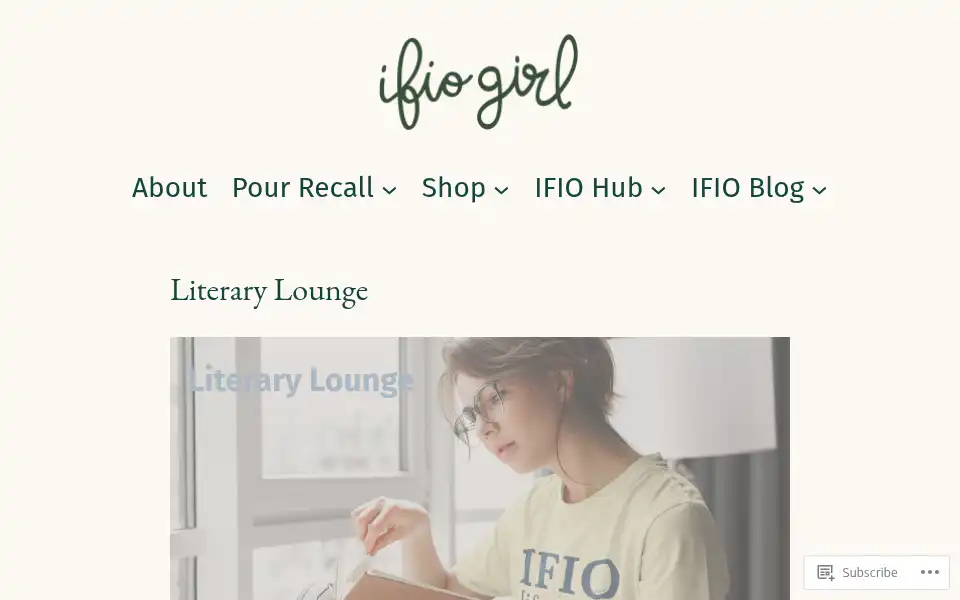 Screenshot of ifiogirl.com