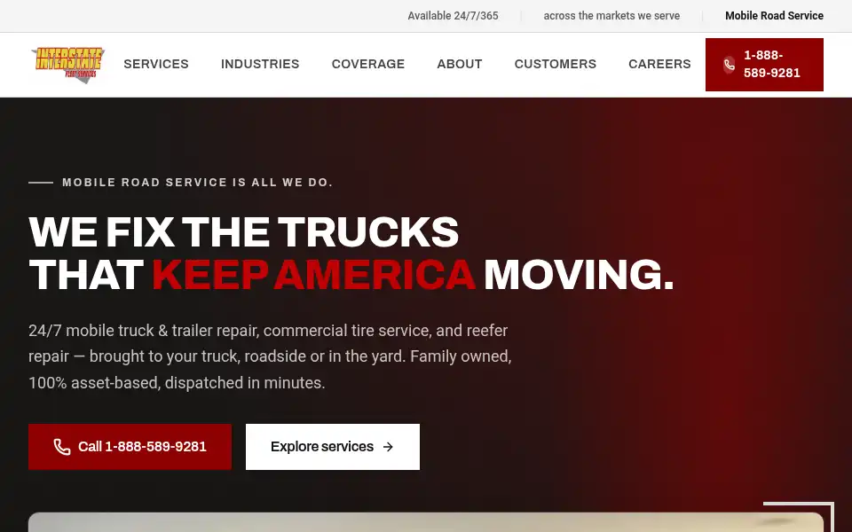 Screenshot of ifleetservices.com