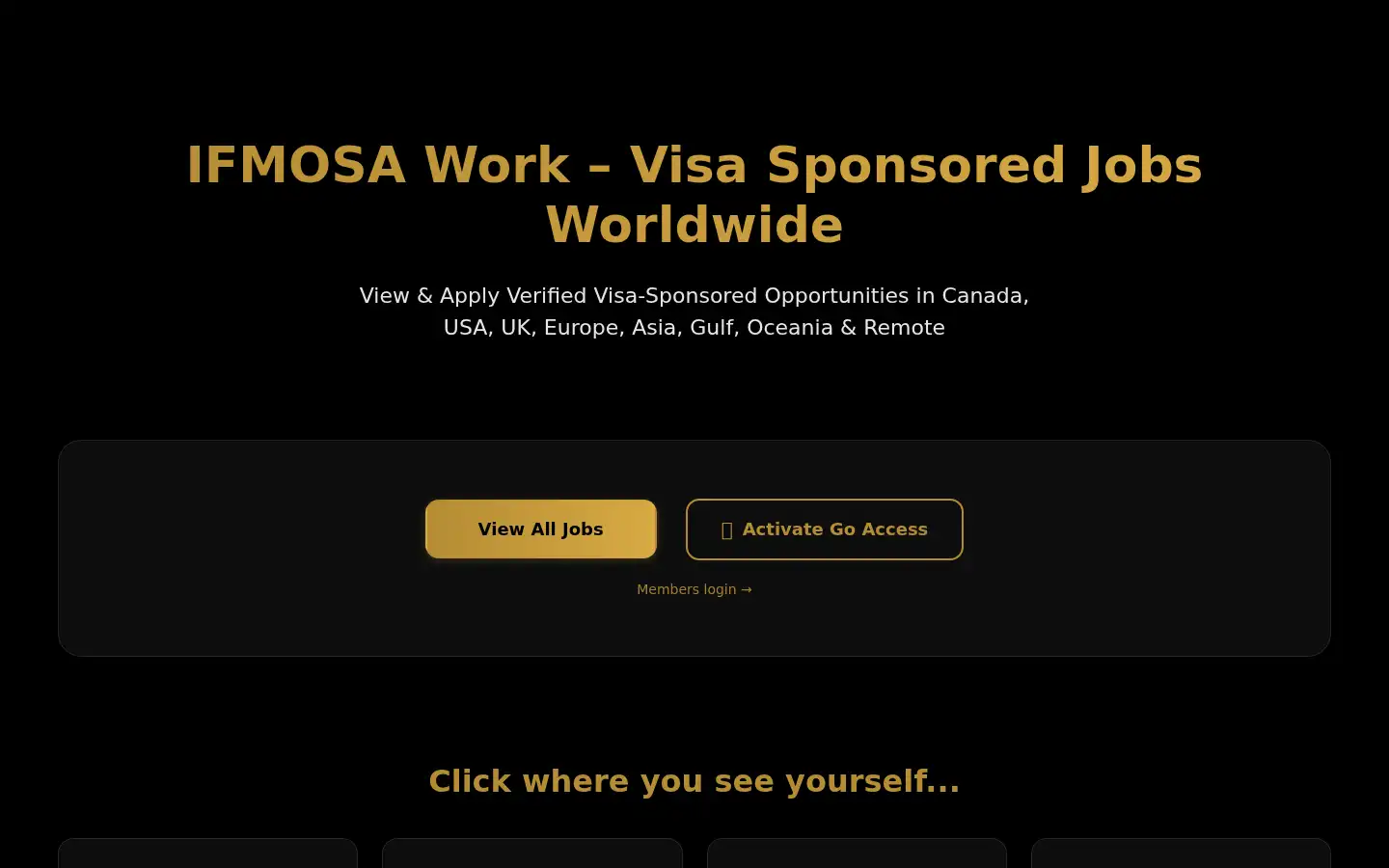 Screenshot of ifmosawork.com