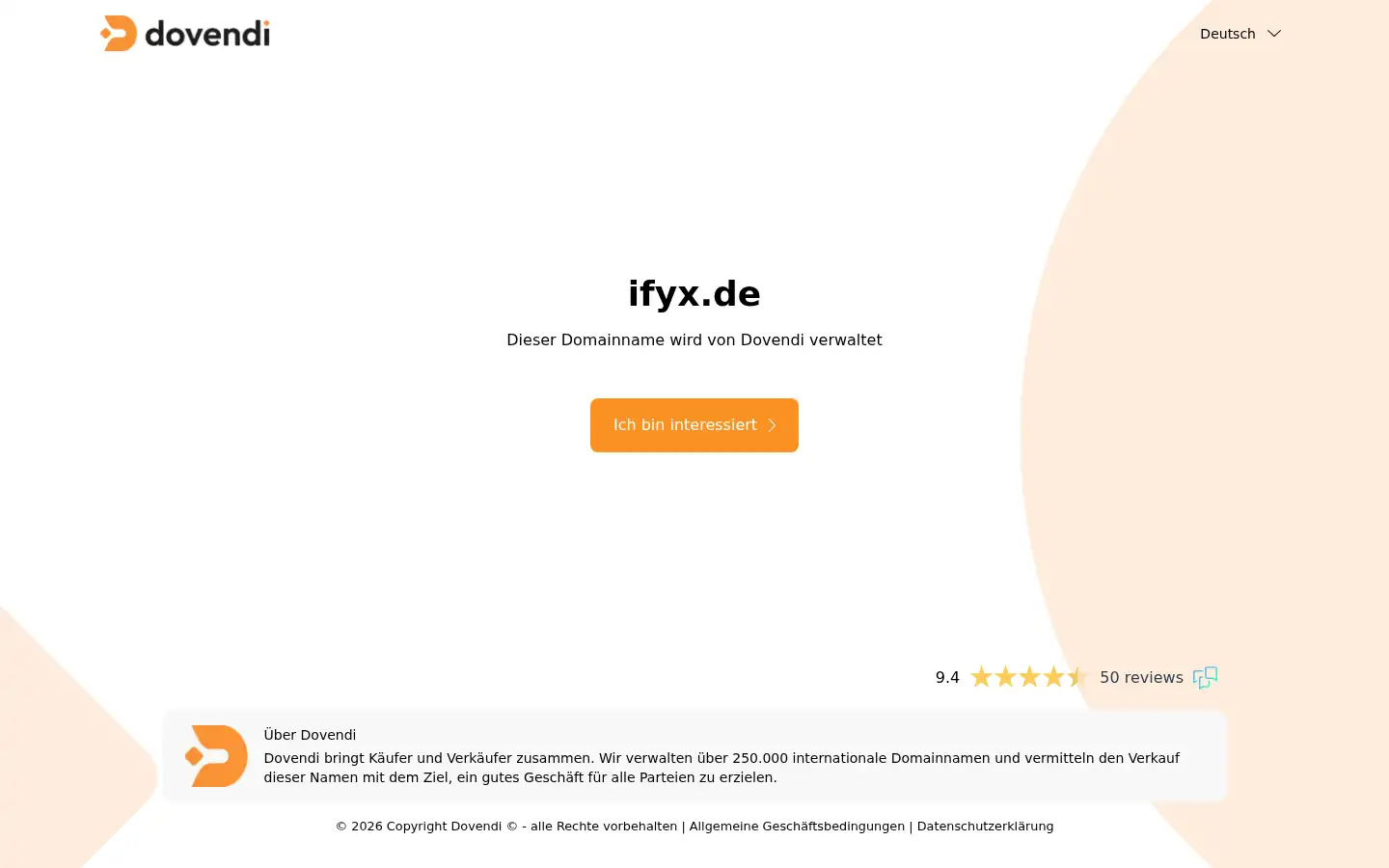 Screenshot of ifyx.de