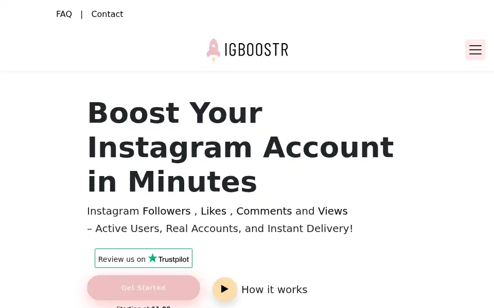 Screenshot of igboostr.com