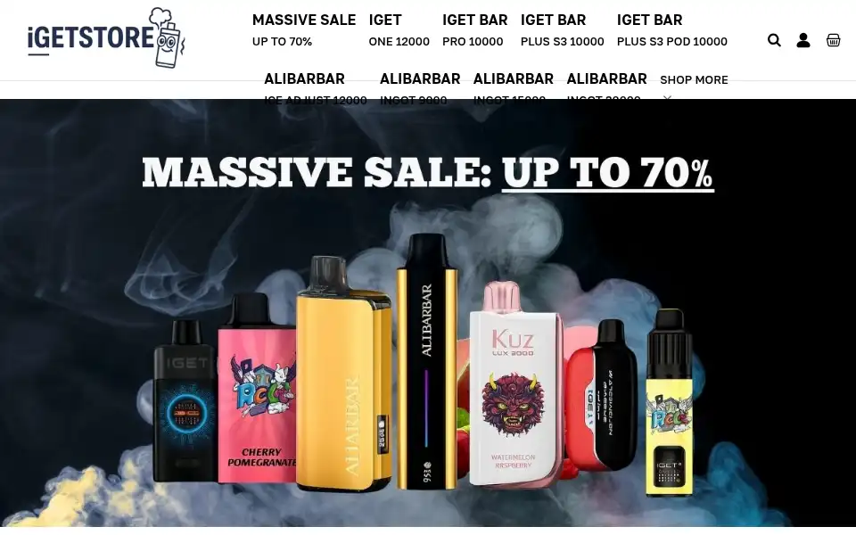 Screenshot of igetstore.com