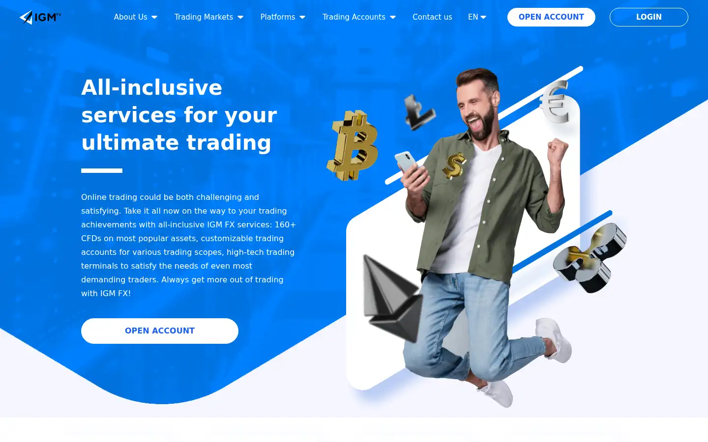 Screenshot of igmfx.com