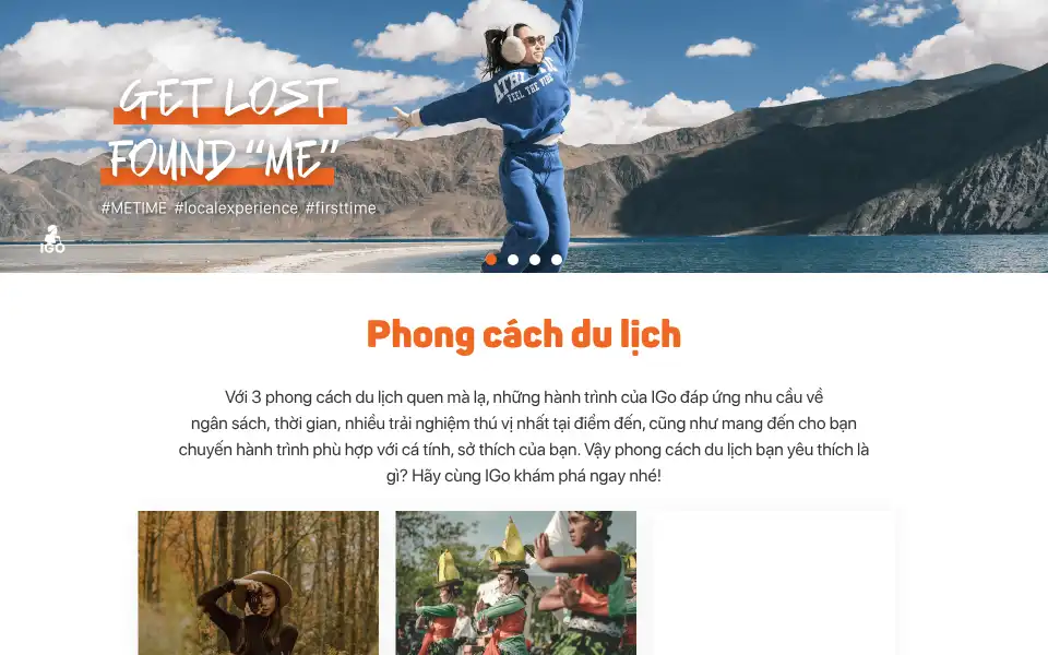 Screenshot of igotravel.vn
