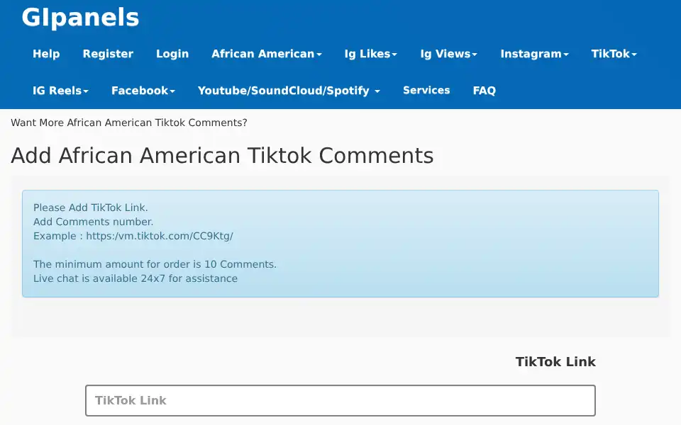 Screenshot of igpanels.com