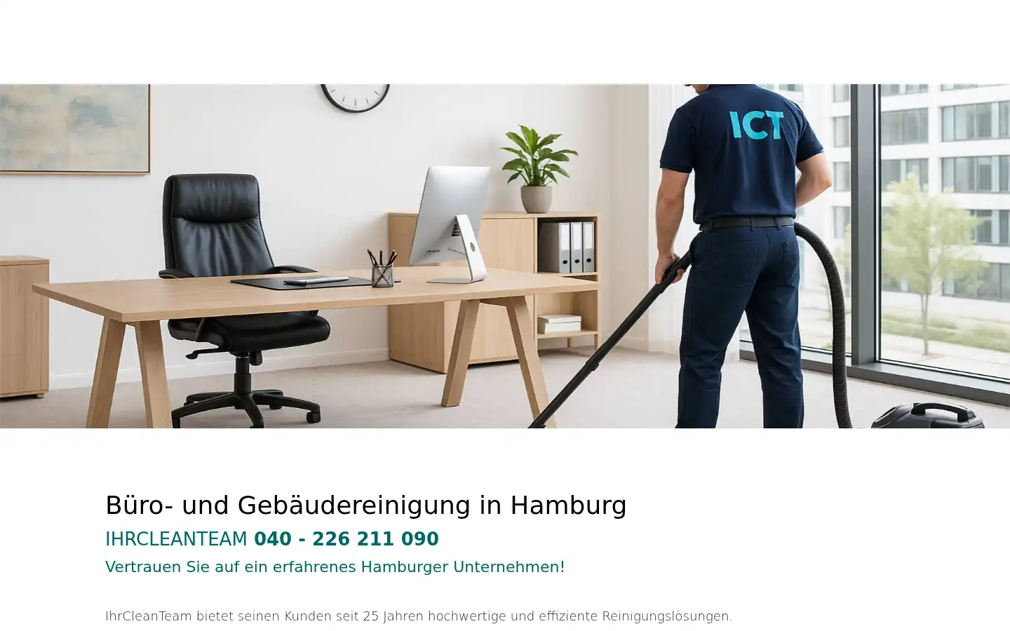Screenshot of ihrcleanteam.de