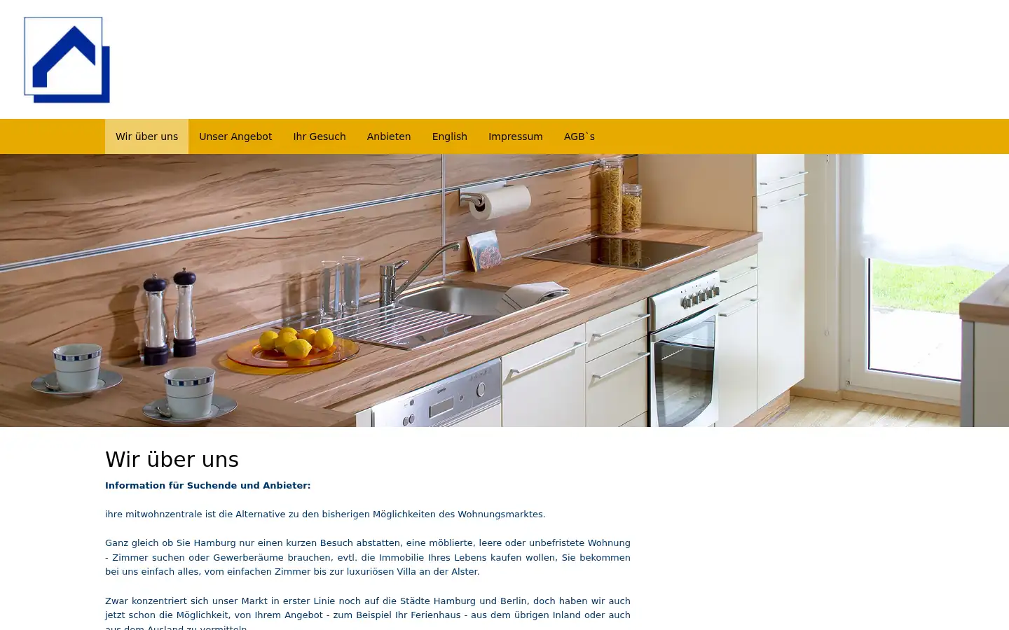 Screenshot of ihremitwohnzentrale.de