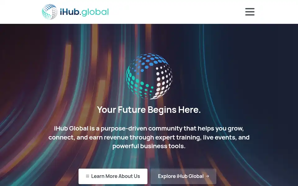 Screenshot of ihub.global