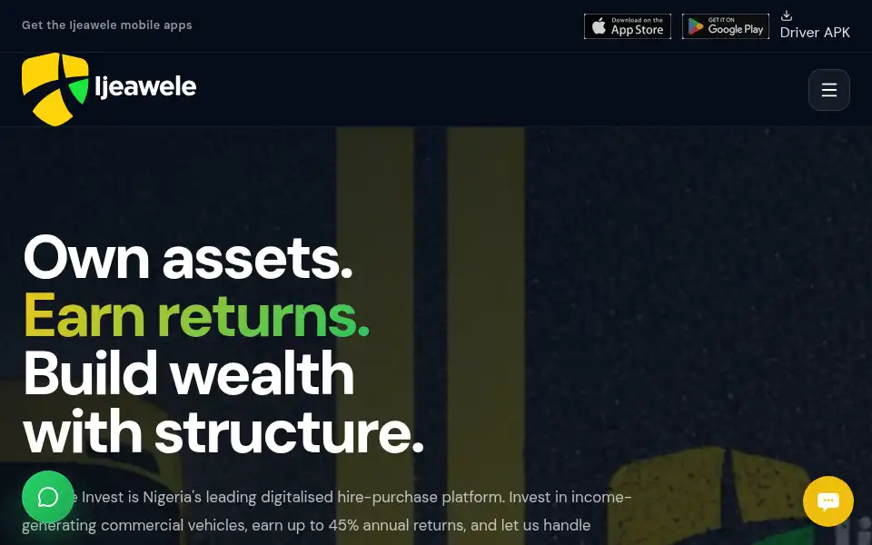 Screenshot of ijeaweleinvest.com