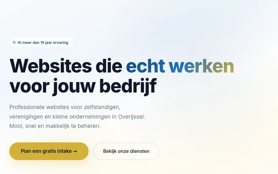 Screenshot of ijsselweb.com