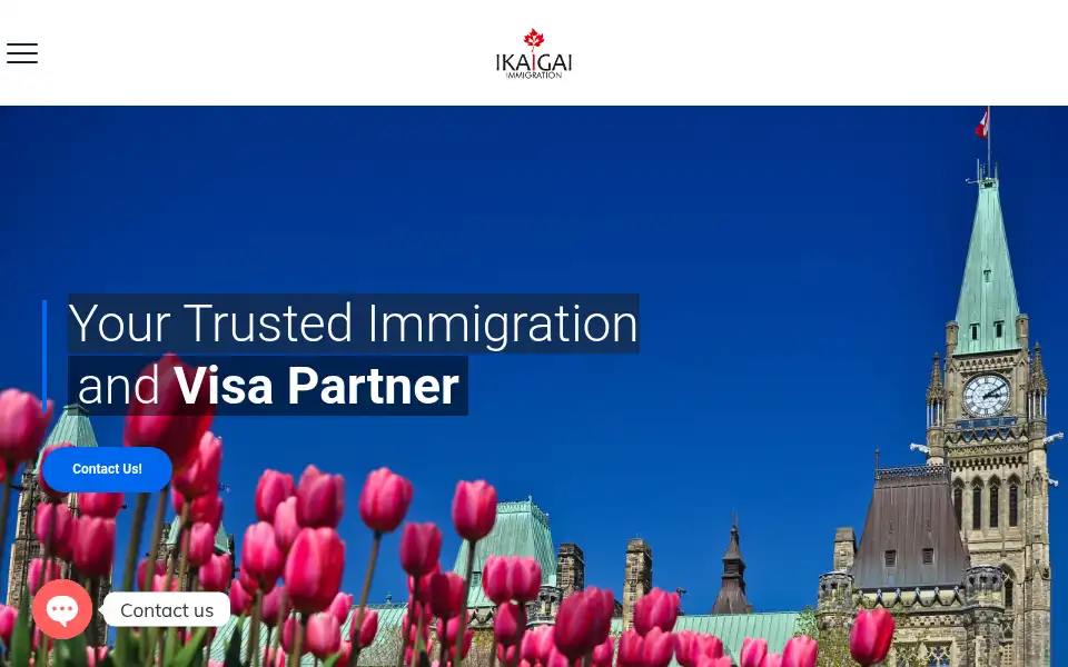 Screenshot of ikaigaiimmigration.com