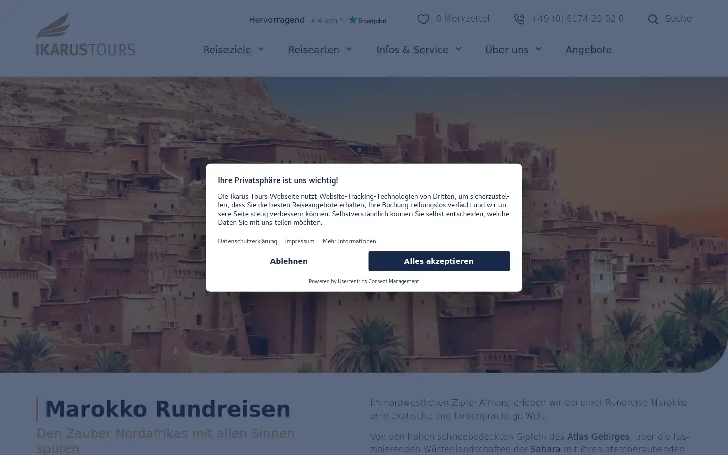 Screenshot of ikarus.com