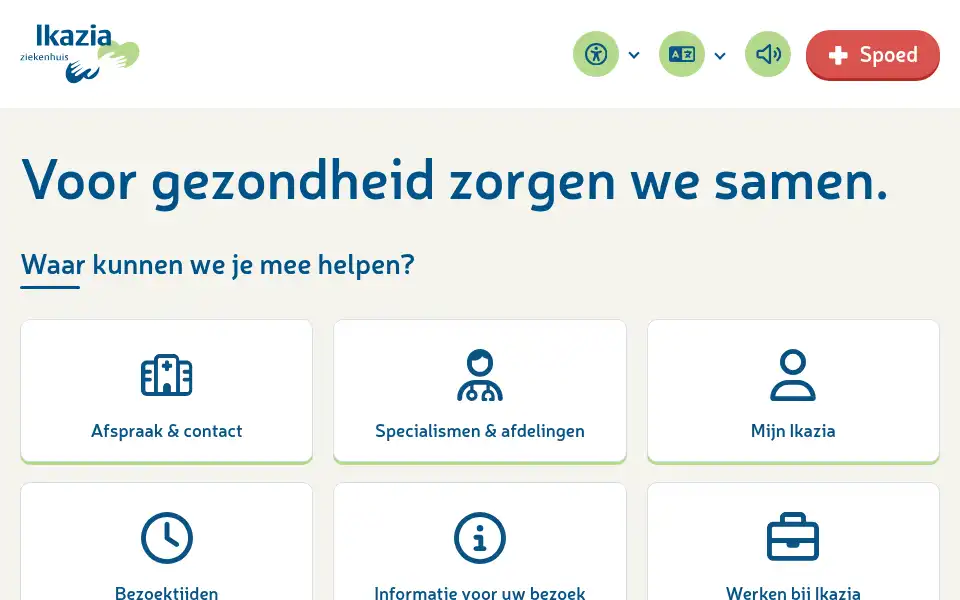 Screenshot of ikazia.nl